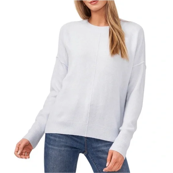 vince camuto center seam crewneck sweater